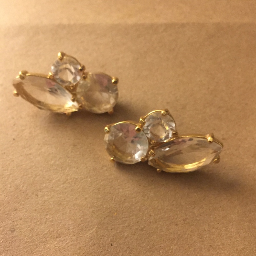 Kate Spade Clear Statement Earrings